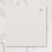 Elegante Pastel Minimal Bedankt Trouwkaart Bedankjes Labels (Achterkant)