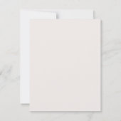 Elegante Pastel Minimalistische Horizontale Save T (Achterkant)