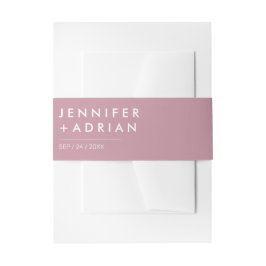Elegante Pastel Minimalistische Moderne Uitnodigin Uitnodigingen Wikkel
