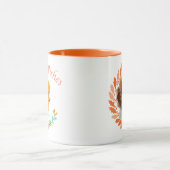 Elegante Pastel Oranje Cavalier | Op maat gemaakte Mok (Midden)