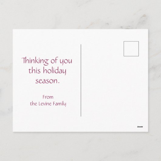 Elegante Pastel Pascha Zegeningen Ster van David Feestdagenkaart (Achterkant)