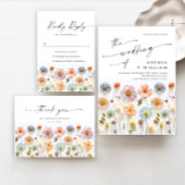 Elegante Pastel Roze Boheemse Wildflower bruiloft Servet