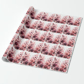 Elegante Pastel Roze Bruiloft  Cadeaupapier (Uitgerold)