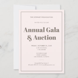 Elegante Pastel Roze Minimalistische Zakelijke Eve Kaart