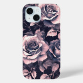 Elegante pastel roze rozen Case-Mate iPhone case (Achterkant)