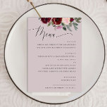 Elegante pastel stoffige roze roos bloemenbruiloft menu<br><div class="desc">Waterverf elegante delicate floral Menu in pastel stoffige blush / roos,  bleke roze kleuren voor botanische tuin bruiloft. Geschikt voor verjaardag,  jubileum en een ander feest. Neem contact met me op als je nog meer objecten nodig hebt.</div>