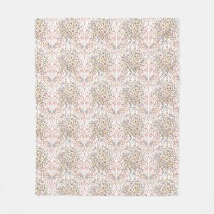 Elegante Pastel Vintage Bloemrijke Boog Huwelijk Fleece Deken