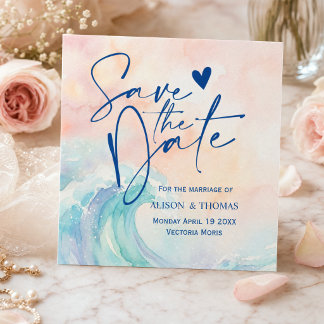 Elegante Pastel Watercolor Uitnodiging | Zachte Bl