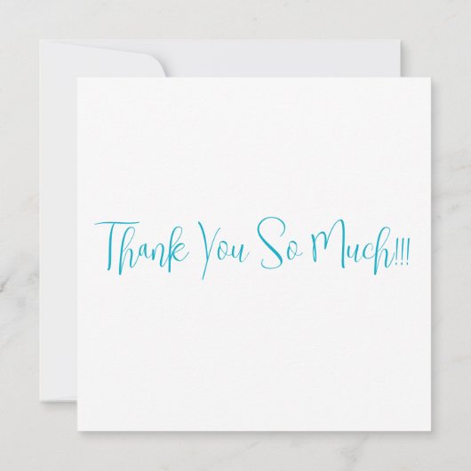 Elegante pastel Waterverf Bloemen Zebra Bedankkaart (Achterkant)