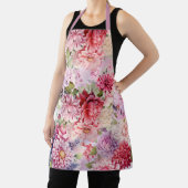 Elegante pastel Waterverf Flowers Schort (Insitu)