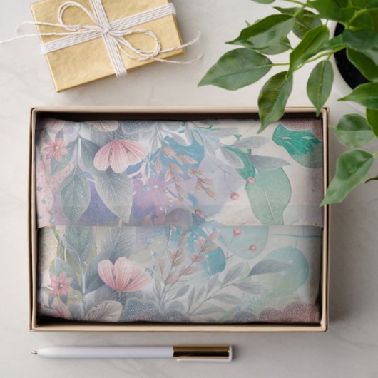 Elegante Pastel Waterverf Vlinders Decoupage Tissuepapier (Geschenk)