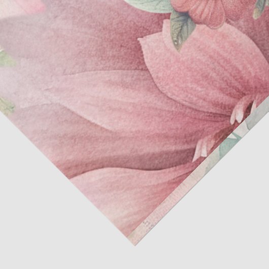 Elegante Pastel Waterverf Vlinders Decoupage Tissuepapier (Detail)