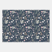 Elegante pastel Waterverf Wildflower Meadow Inpakpapier Vel (Voorkant 2)