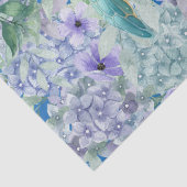 Elegante Pastel Waterverf Zee Turtle Decoupage Tissuepapier (Detail)