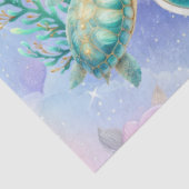 Elegante Pastel Waterverf Zeemeermin Decoupage Tissuepapier (Detail)