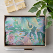 Elegante Pastel Waterverf Zeemeerminnen Decoupage Tissuepapier (Geschenk)