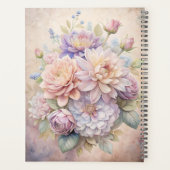 Elegante Pastel Wildflowers Planner (Achterkant)