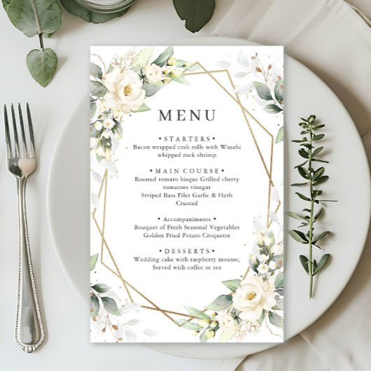 Elegante pastel witte rozen eucalyptus bruiloft