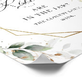 Elegante pastel witte rozen hoeveel kussen poster (Hoek)