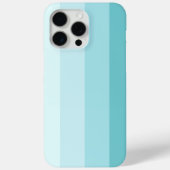 Elegante pastelblauwe gradiënt verticale strepen Case-Mate iPhone case (Achterkant)