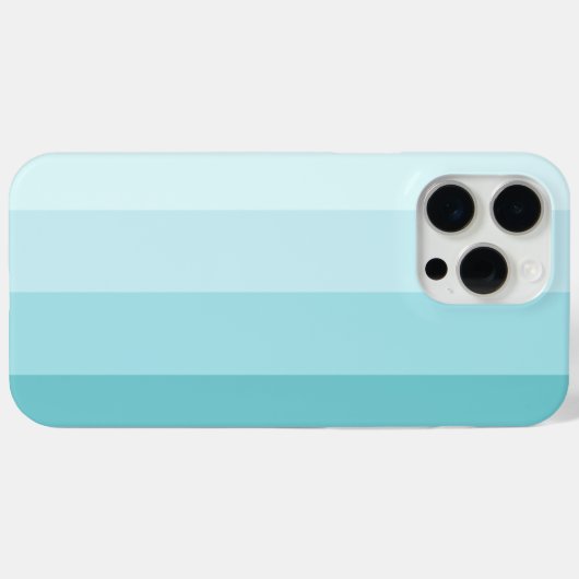 Elegante pastelblauwe gradiënt verticale strepen Case-Mate iPhone case (Achterkant (horizontaal))