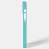 Elegante pastelblauwe gradiënt verticale strepen Case-Mate iPhone case (Achterkant / Links)