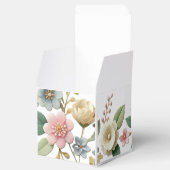 Elegante pastelbloem gunstbox" bedankdoosjes (Geopend)