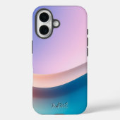 Elegante pastelgolfgradiënt Case-Mate iPhone case (Achterkant)