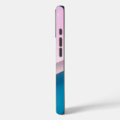 Elegante pastelgolfgradiënt Case-Mate iPhone case (Achterkant / Links)