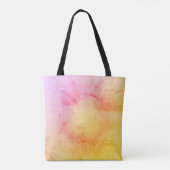 Elegante pastelgradiënt Canvas tas (Achterkant)