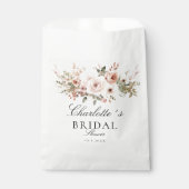 Elegante pastelkleurige bloemenboeket Bruidsdouche Bedankzakje (Voorkant)