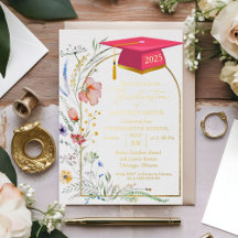 Elegante Pastelkleurige Wilde Bloementuin Afstudee