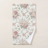Elegante Pastelrozen Shabby Chic Bad Handdoek (Handdoek)