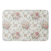 Elegante Pastelrozen Shabby Chic Badmat (Voorkant)