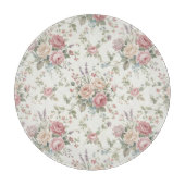 Elegante Pastelrozen Shabby Chic Snijplank (Voorkant)