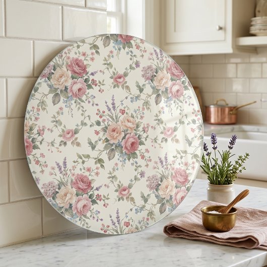 Elegante Pastelrozen Shabby Chic Snijplank