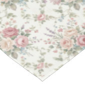 Elegante Pastelrozen Shabby Chic Tafelkleed (Gekanteld)