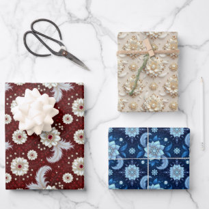 Elegante Patriotische Bloem 3 Platte Vellen Cadeau