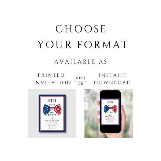 Elegante patriottische rood wit blauw 4 juli kaart