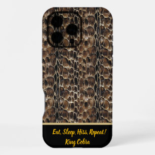 Elegante patronen van afgeworpen slangenhuiden te iPhone 16 pro max hoesje