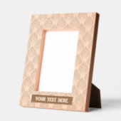 Elegante patroon Abstract blad portretformaat Gegraveerde Lijstjes (Links)