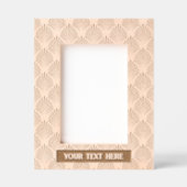 Elegante patroon Abstract blad portretformaat Gegraveerde Lijstjes (Voorkant)