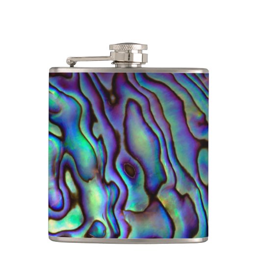 Elegante Paua Shell Look Hip Flask Heupfles (Voorkant)
