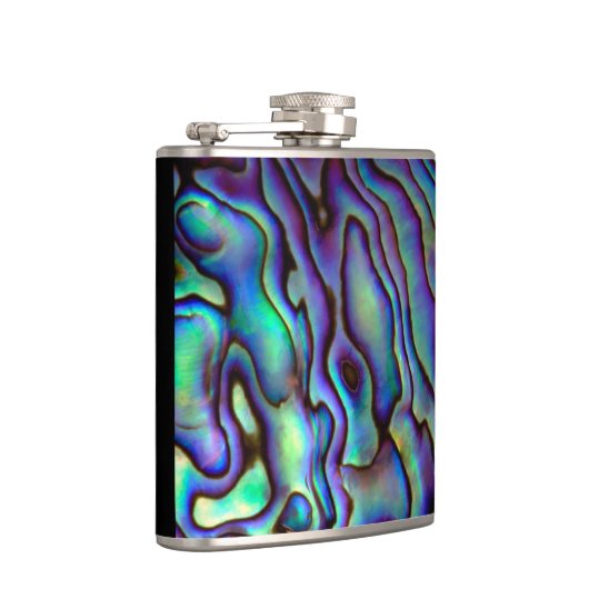 Elegante Paua Shell Look Hip Flask Heupfles (Rechts)