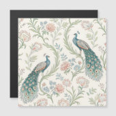 Elegante Pauw Bloemige Vintage (1) (Voorkant / Achterkant)