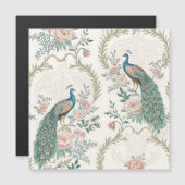 Elegante Pauw Bloemige Vintage (3) (Voorkant / Achterkant)