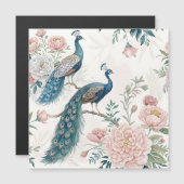 Elegante Pauw Bloemige Vintage (6) (Voorkant / Achterkant)