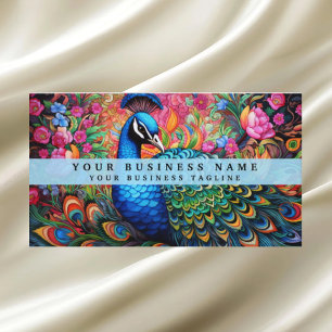 Elegante Pauw Businesskaarten Visitekaartje