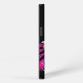 ELEGANTE PAUW IN ROZE FUCHSIA, AMETHYST MONOGRAAM iPhone HOESJE (Rechterkant)