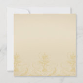 Elegante Pauw Save the Date Kaarten (Achterkant)